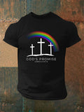 Men's God's Promise Printed Casual T-Shirt