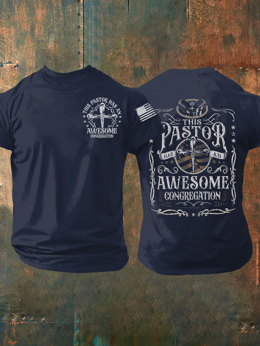 Men's This Pastor Has An Awesome Short-sleeved T-shirt