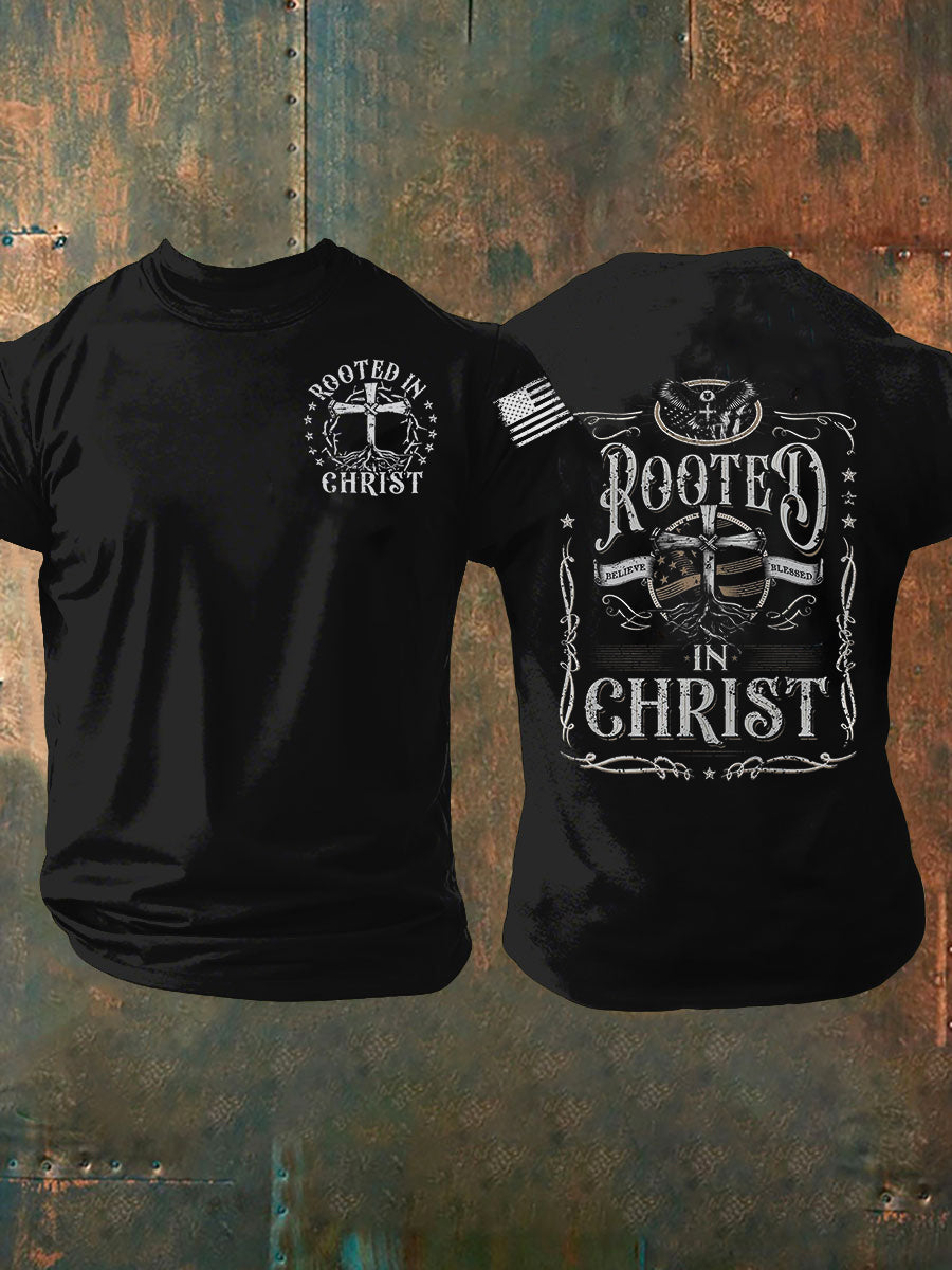 Men's Rooted In Christ Short-sleeved T-shirt