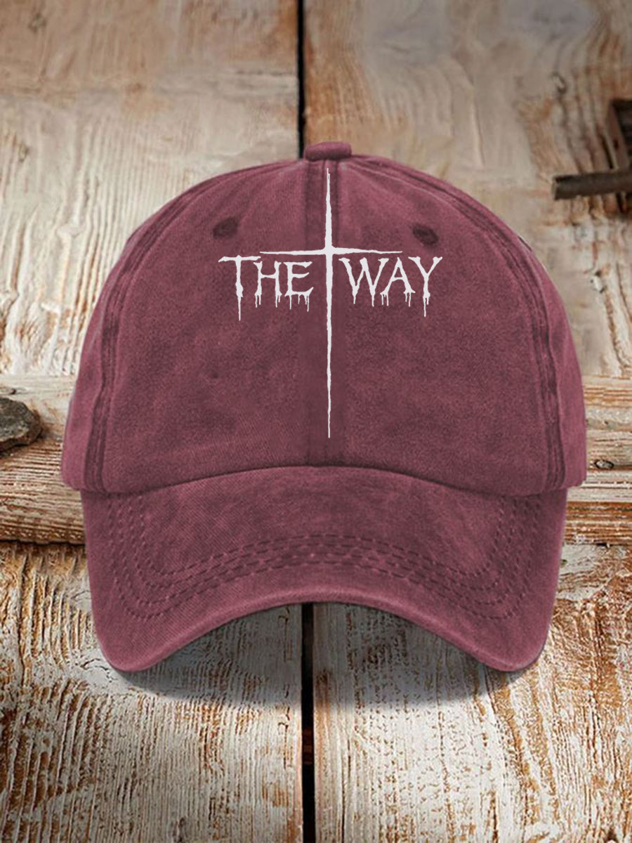 Unisex The Way Cross Print Hat