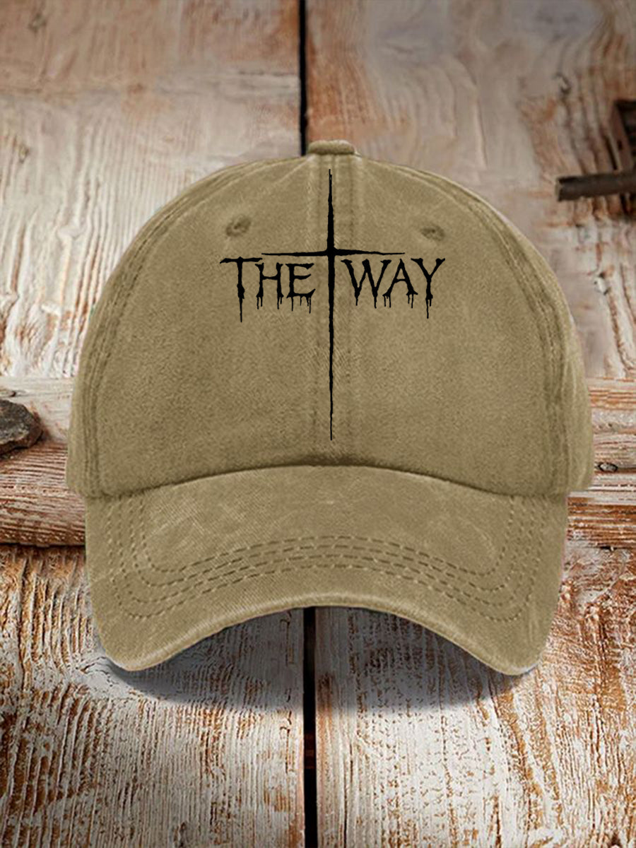Unisex The Way Cross Print Hat