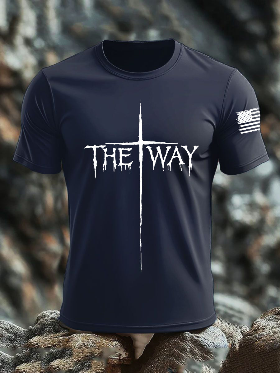 Men's The Way Cross Short-sleeved T-shirt