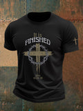 Men's It Is Finished Cross Print T-shirt