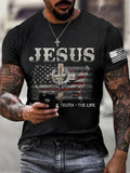 Men's John 14 6 Jesus The Way The TruthThe Life Short Sleeve T-shirt