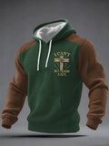 Men's I Can't But I Know A Guy Print Casual Checkered Hoodie