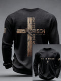 Men's He Is Rise Waffle Long Sleeve T-Shirt