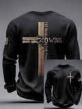 Men's God Wins Waffle Long Sleeve T-Shirt